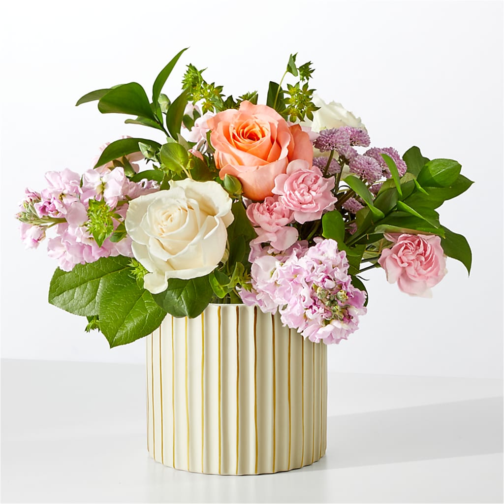 French Market Bouquet with Ivory Vase – Thompson Country Florist, Wintersville OH