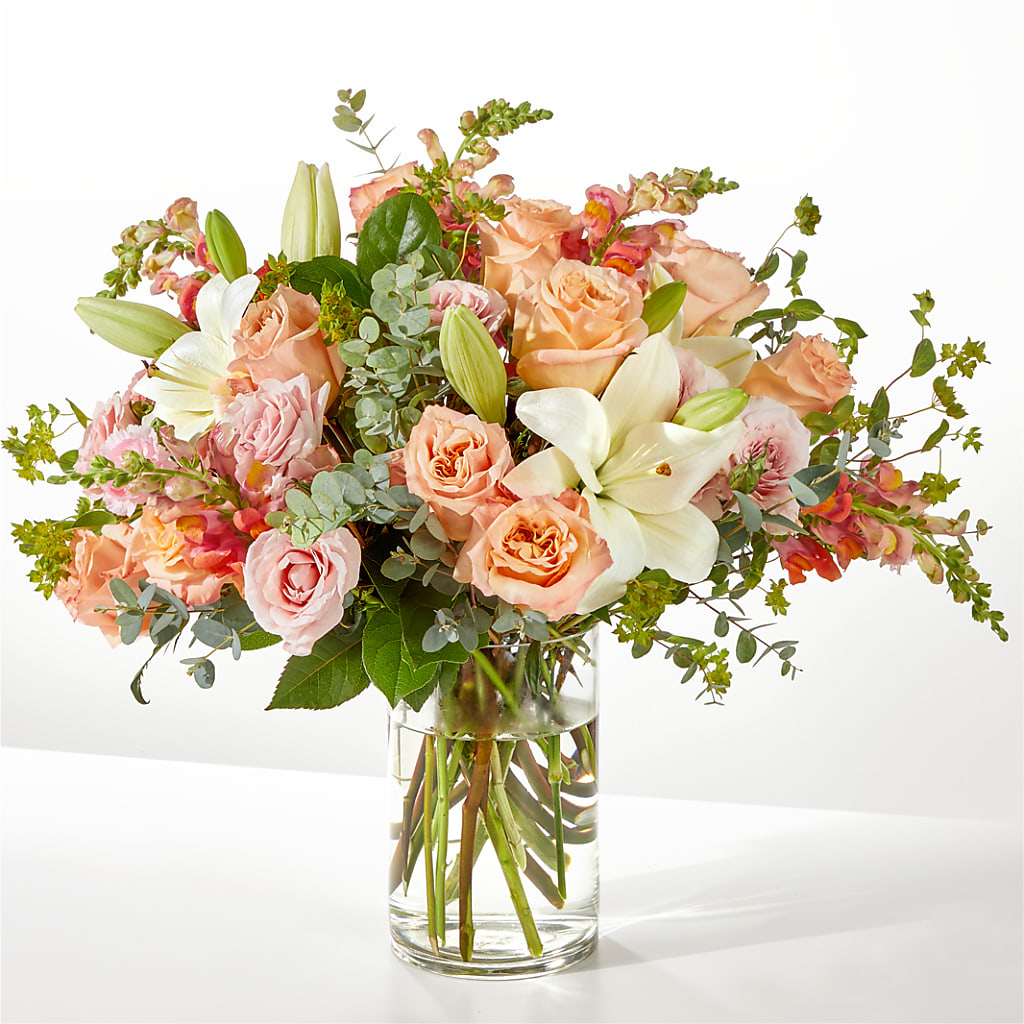 Grapefruit Splash Bouquet – Thompson Country Florist, Wintersville OH