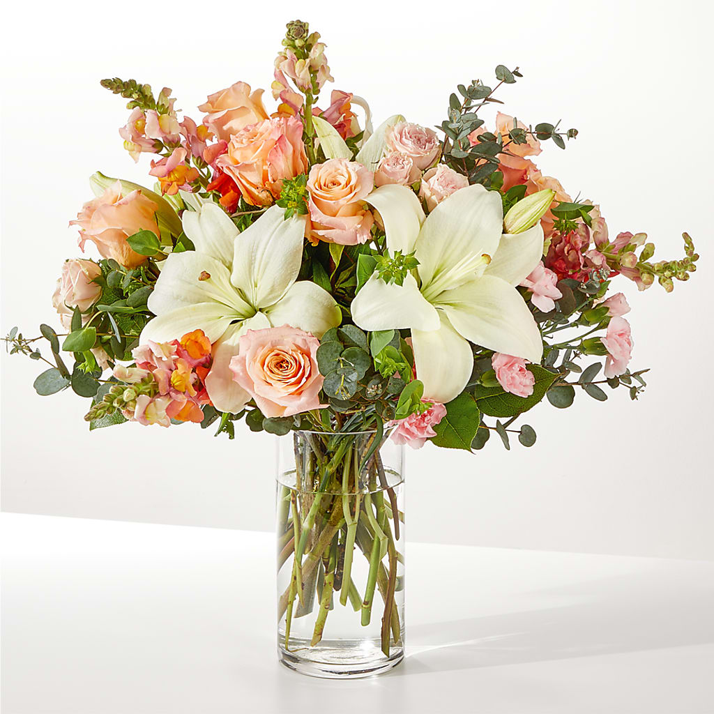 Grapefruit Splash Bouquet – Thompson Country Florist, Wintersville OH