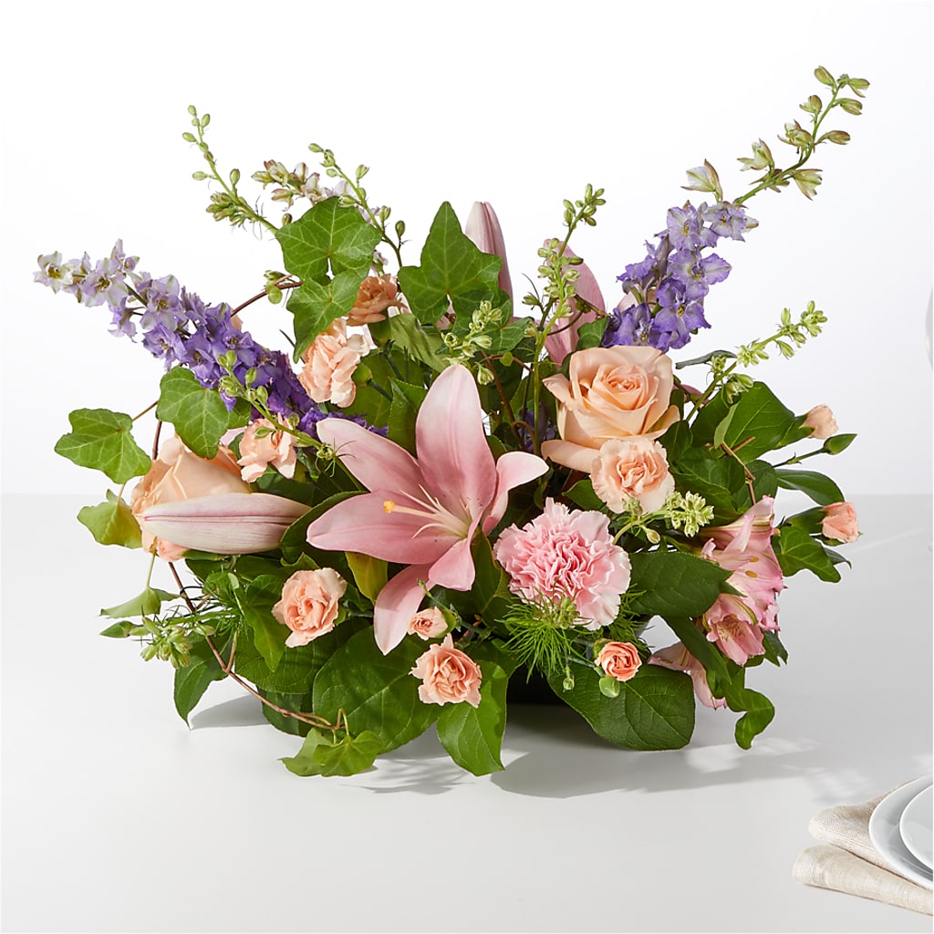 Blossom Time Centerpiece – Thompson Country Florist, Wintersville OH