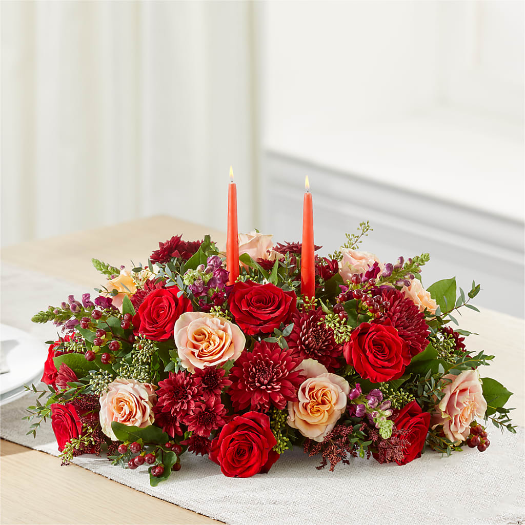 Most Thankful Centerpiece – Thompson Country Florist, Wintersville OH