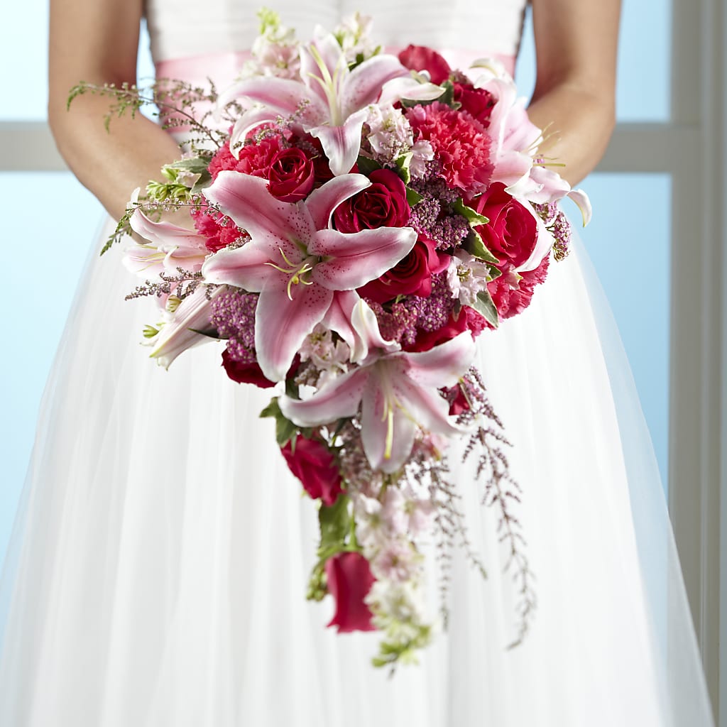 Lily & Rose Bouquet – Thompson Country Florist, Wintersville OH