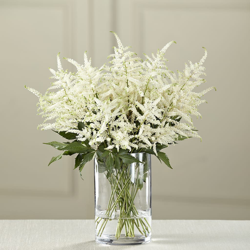 White Astilbe Bouquet – Thompson Country Florist, Wintersville OH