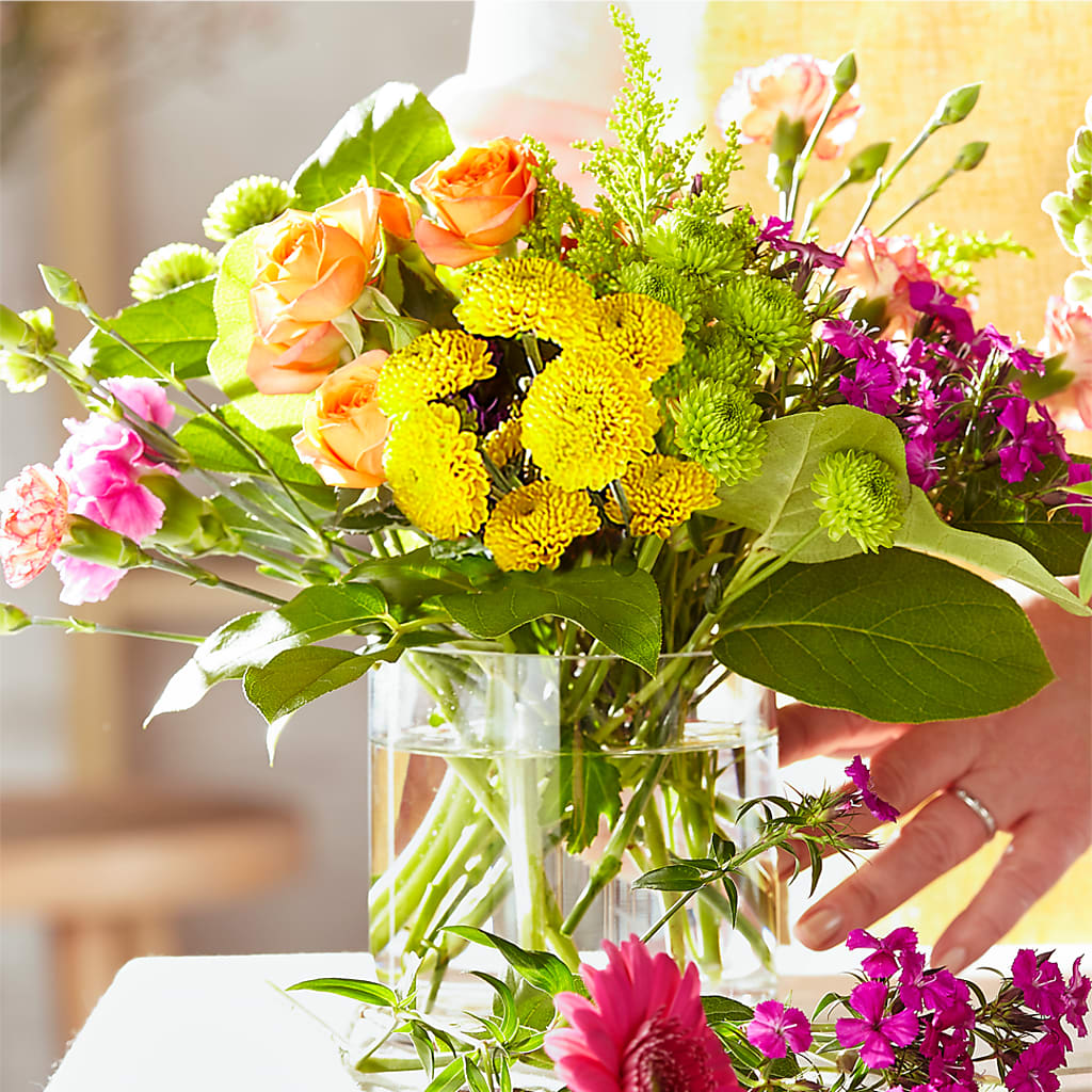 Bold & Bright – A Florist Original –  Thompson Country Florist, Wintersville OH