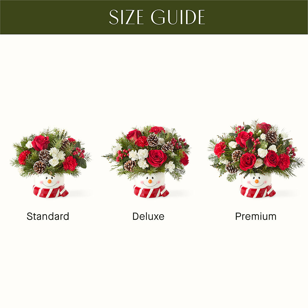 Jolly Snowman Bouquet –  Thompson Country Florist, Wintersville OH