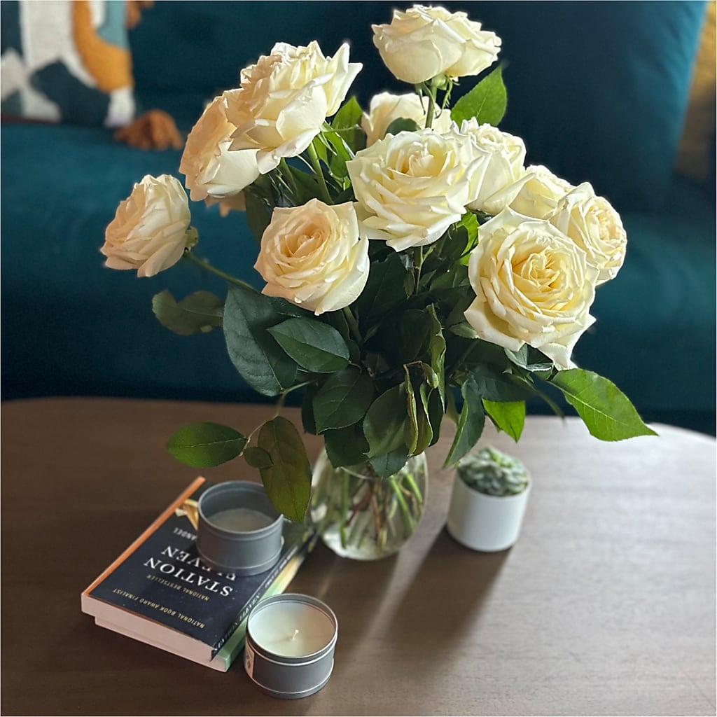 Long Stem Yellow Rose Bouquet –  Thompson Country Florist, Wintersville OH