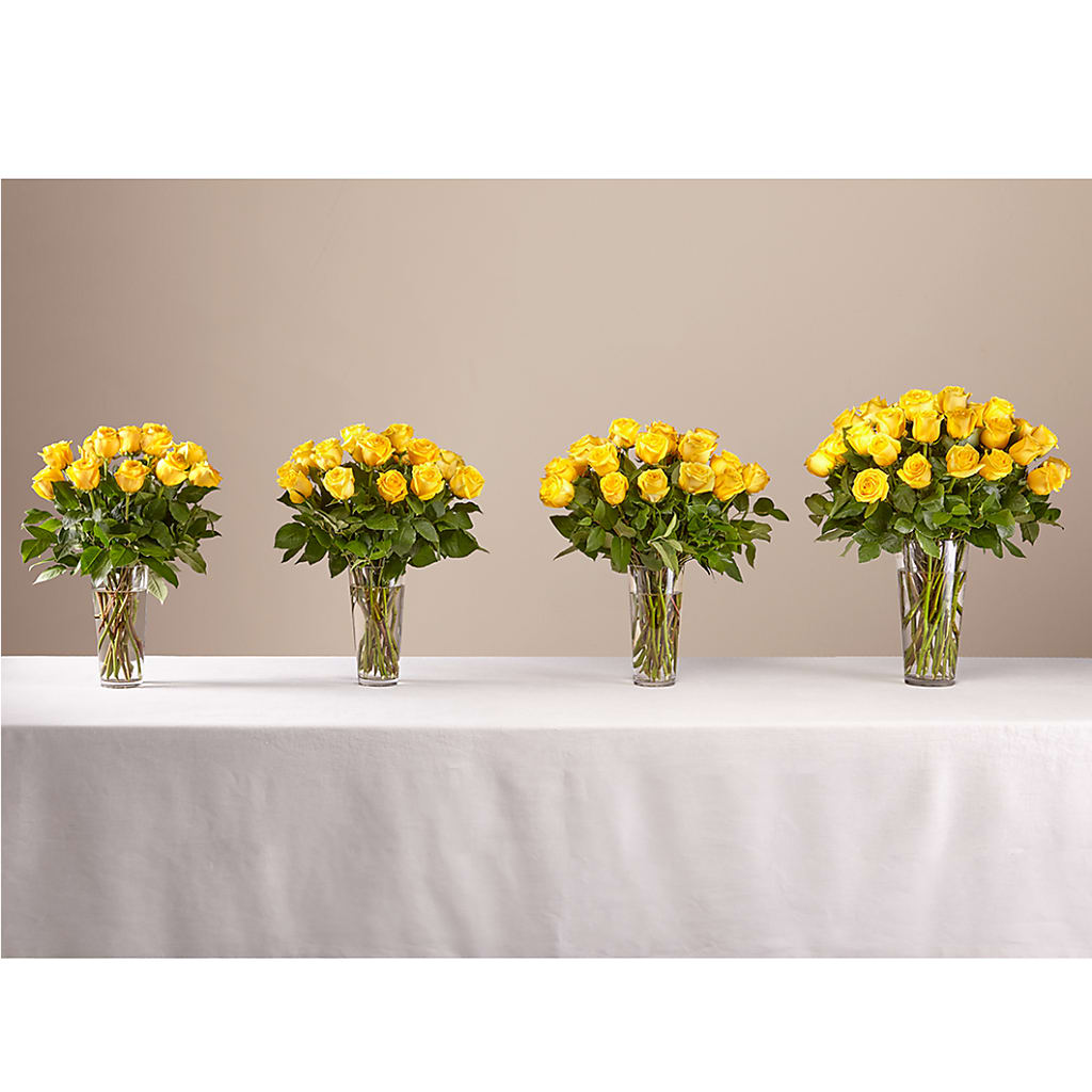 Long Stem Yellow Rose Bouquet –  Thompson Country Florist, Wintersville OH