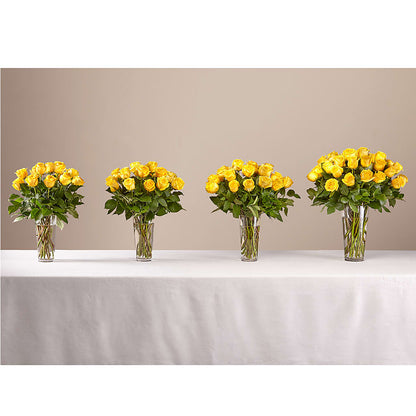 Long Stem Yellow Rose Bouquet –  Thompson Country Florist, Wintersville OH