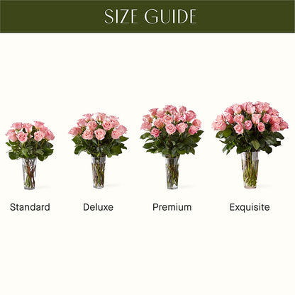 Long Stem Pink Rose Bouquet –  Thompson Country Florist, Wintersville OH