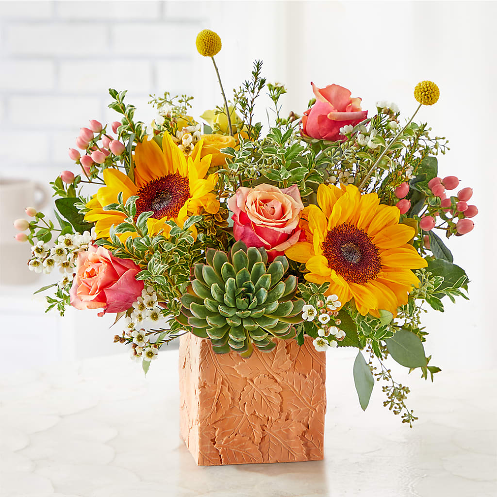 Sunflower Season Bouquet –  Thompson Country Florist, Wintersville OH