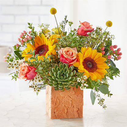 Sunflower Season Bouquet –  Thompson Country Florist, Wintersville OH