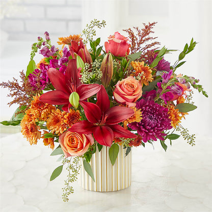 Burgundy Landscape Bouquet –  Thompson Country Florist, Wintersville OH
