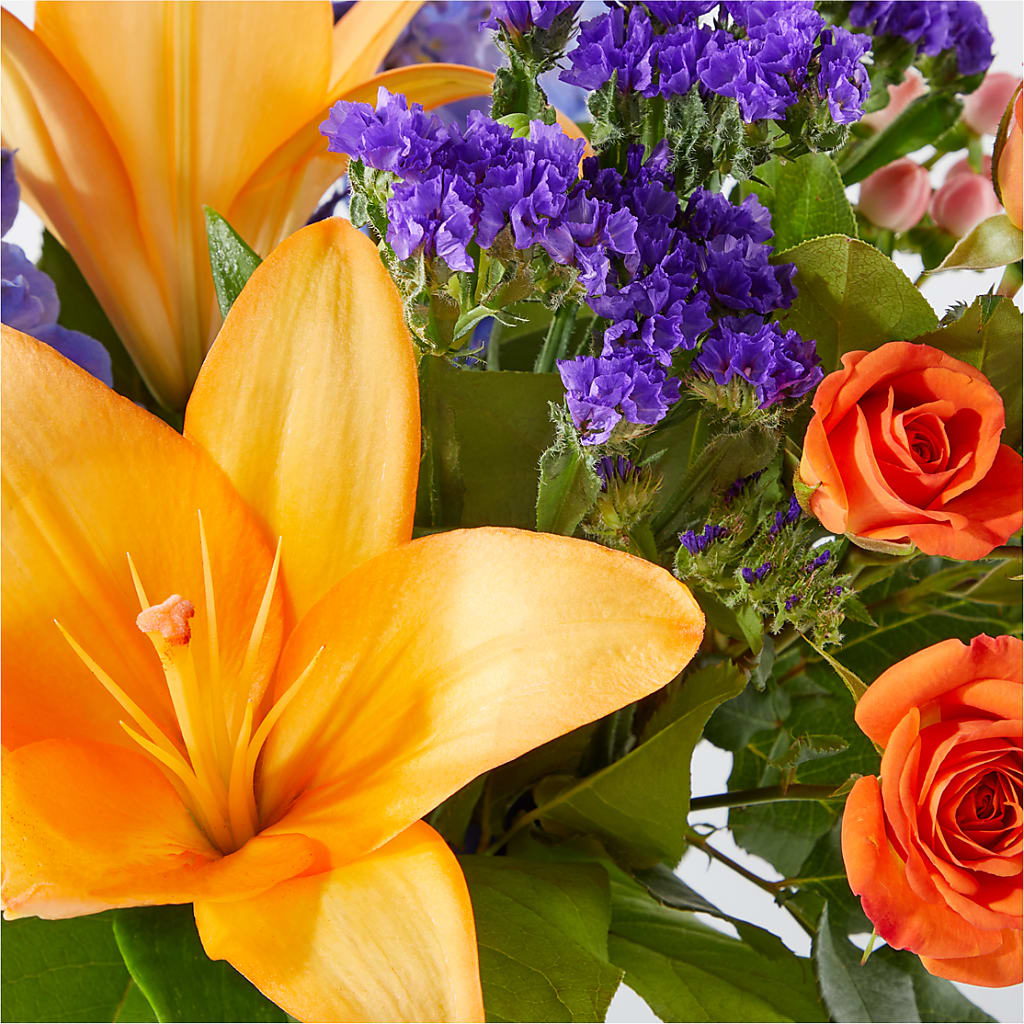 Radiant Citrus Bouquet –  Thompson Country Florist, Wintersville OH