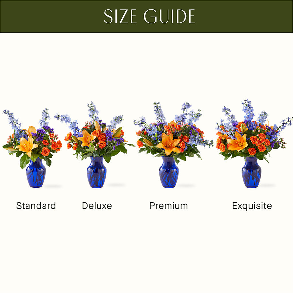Radiant Citrus Bouquet –  Thompson Country Florist, Wintersville OH