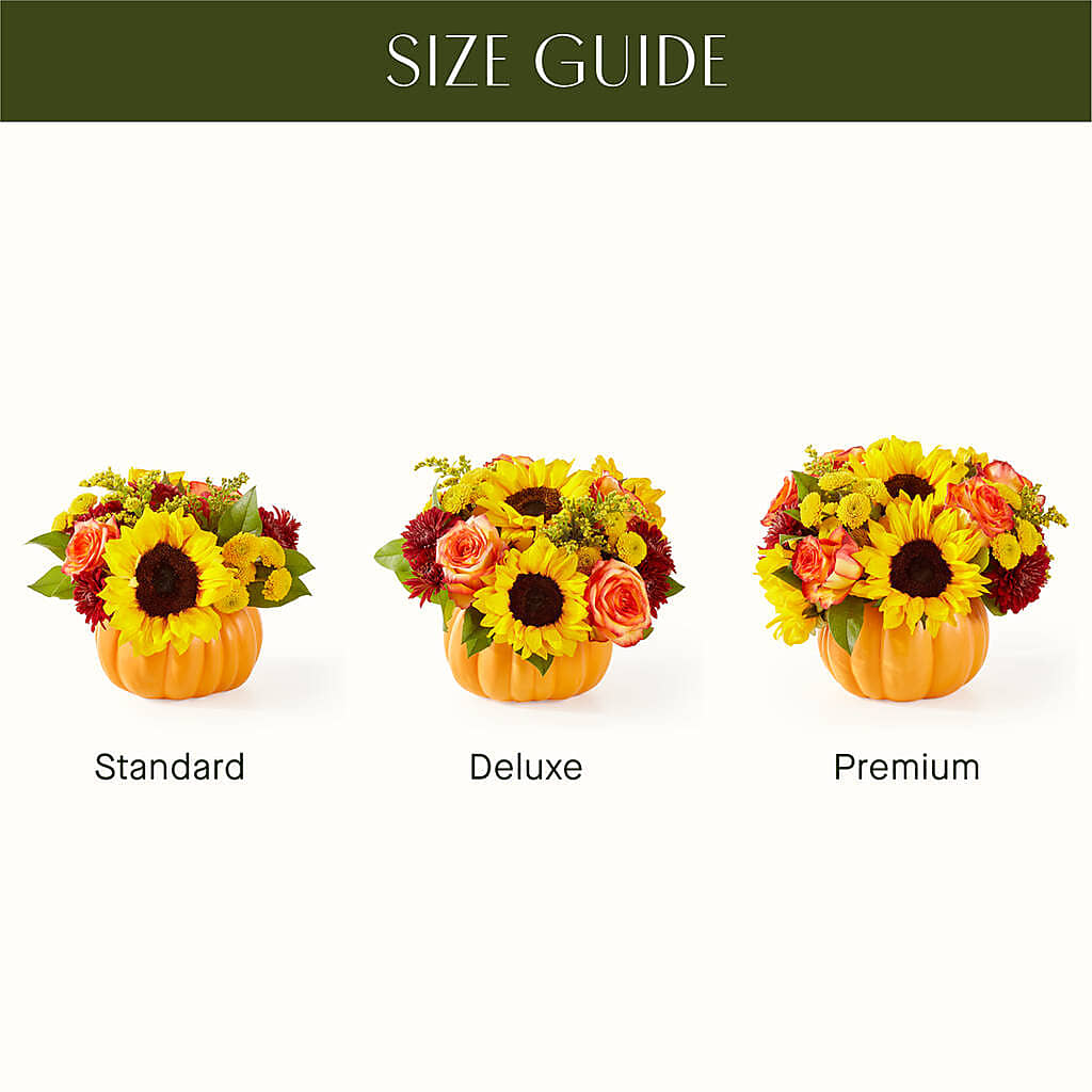 Golden Gourd Pumpkin Bouquet –  Thompson Country Florist, Wintersville OH