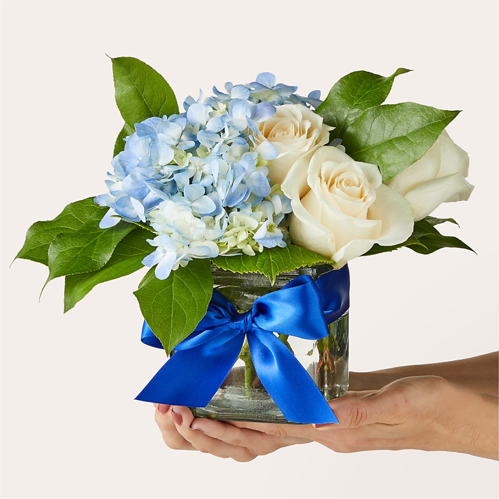 Sky Blue Delight Bouquet –  Thompson Country Florist, Wintersville OH