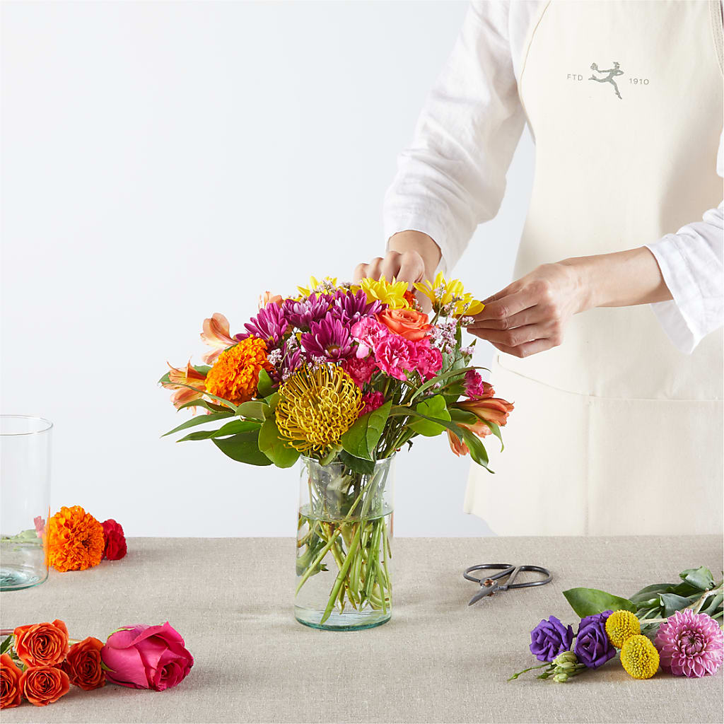 Feast of Color – A Florist Original –  Thompson Country Florist, Wintersville OH