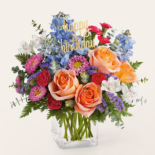 Birthday Bash Bouquet –  Thompson Country Florist, Wintersville OH