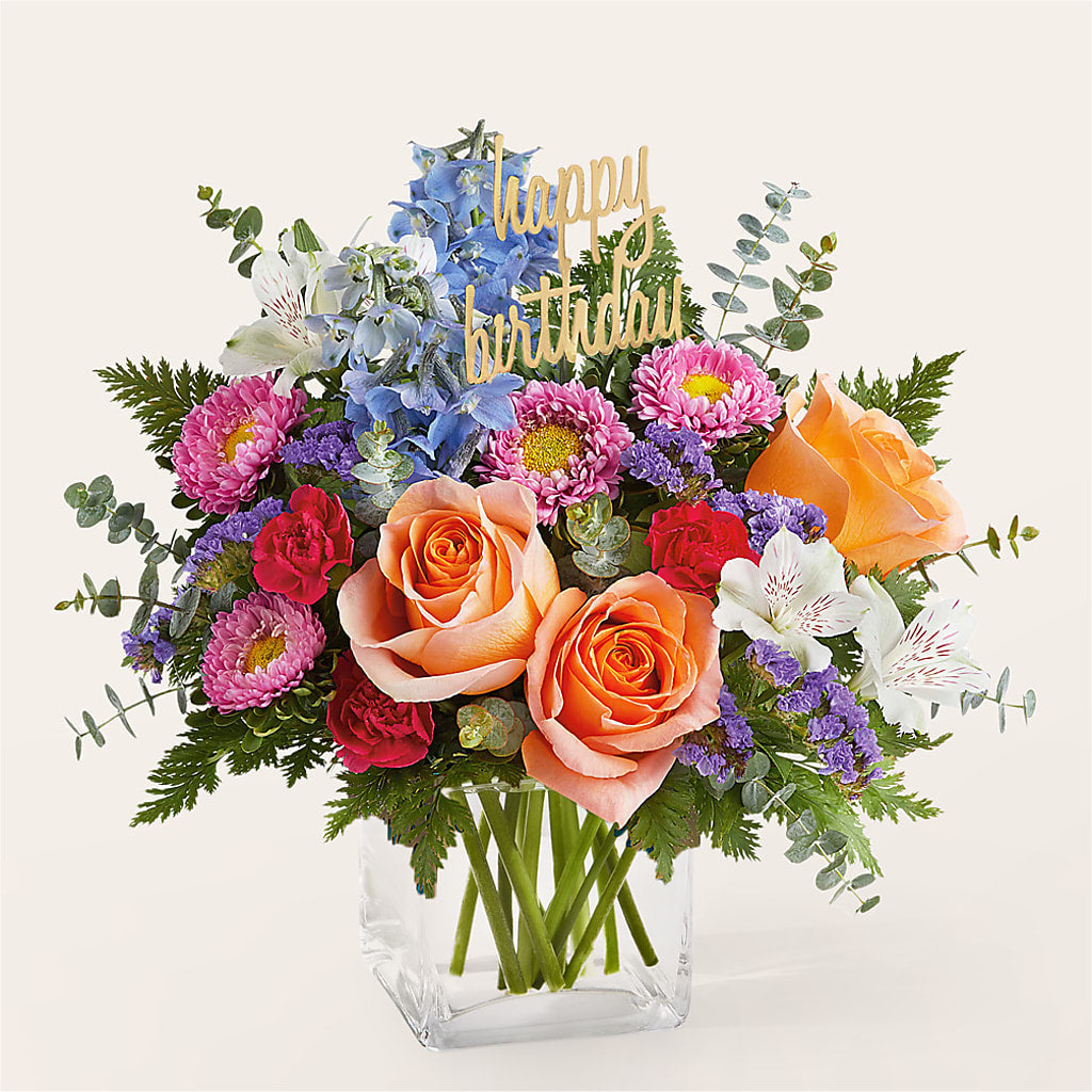 Birthday Bash Bouquet –  Thompson Country Florist, Wintersville OH