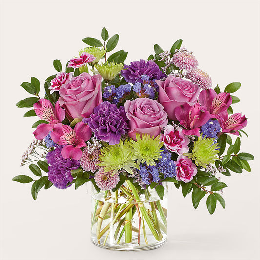 Glass Half Full Bouquet –  Thompson Country Florist, Wintersville OH