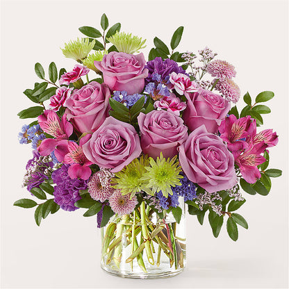 Glass Half Full Bouquet –  Thompson Country Florist, Wintersville OH