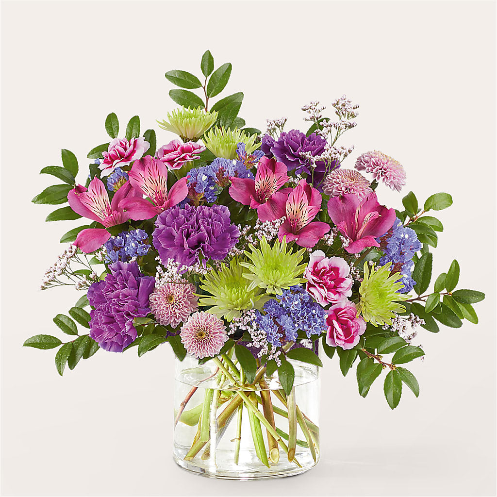 Glass Half Full Bouquet –  Thompson Country Florist, Wintersville OH