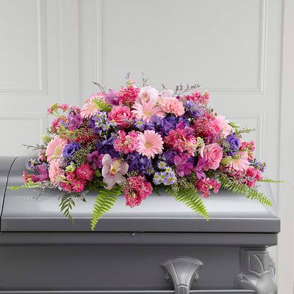 Glorious Garden Casket Spray –  Thompson Country Florist, Wintersville OH