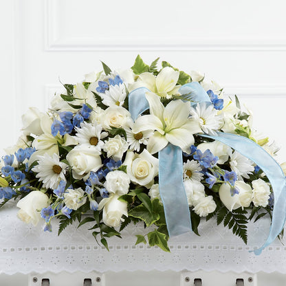 Tender Treasure Casket Spray –  Thompson Country Florist, Wintersville OH