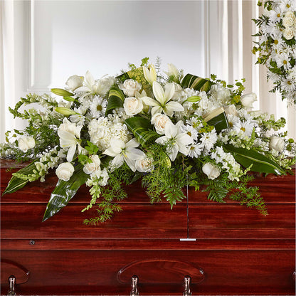 Abundance Casket Spray –  Thompson Country Florist, Wintersville OH
