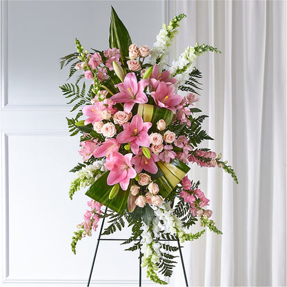 Elegant Embrace Standing Spray –  Thompson Country Florist, Wintersville OH