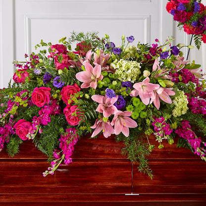 Radiant Tribute Casket Spray –  Thompson Country Florist, Wintersville OH