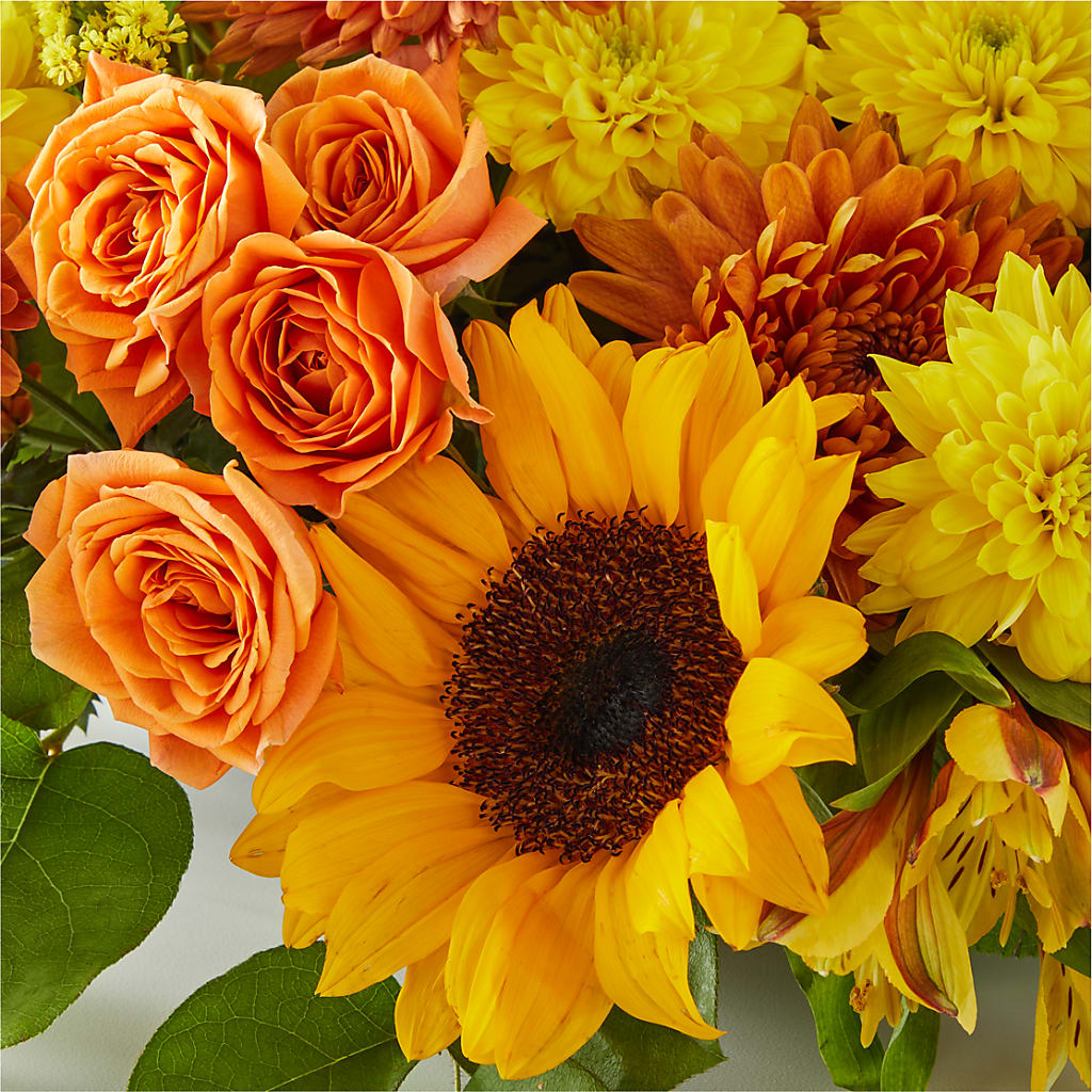 Autumn Harmony Centerpiece –  Thompson Country Florist, Wintersville OH