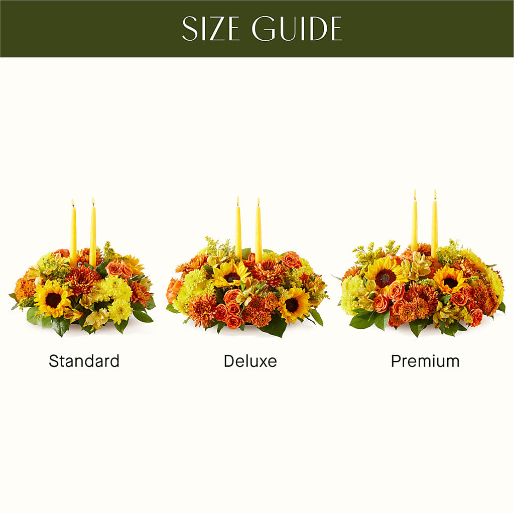 Autumn Harmony Centerpiece –  Thompson Country Florist, Wintersville OH