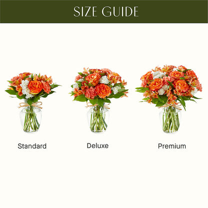Apricot Glow Bouquet –  Thompson Country Florist, Wintersville OH