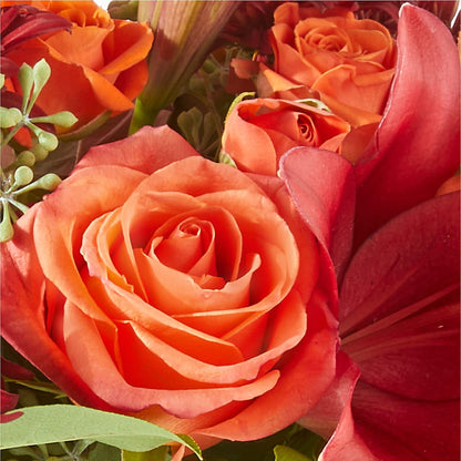 Crimson Leaves Bouquet –  Thompson Country Florist, Wintersville OH