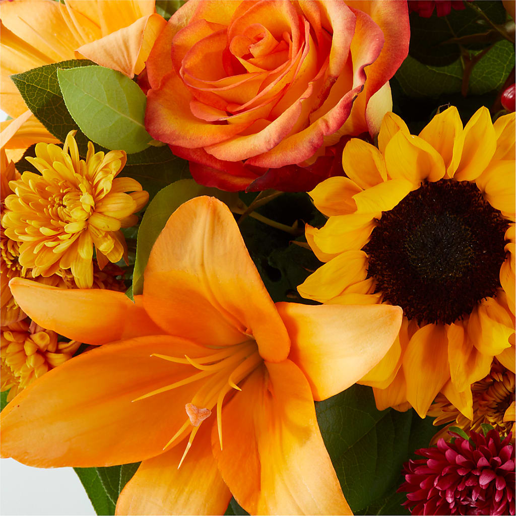 Grateful Centerpiece –  Thompson Country Florist, Wintersville OH
