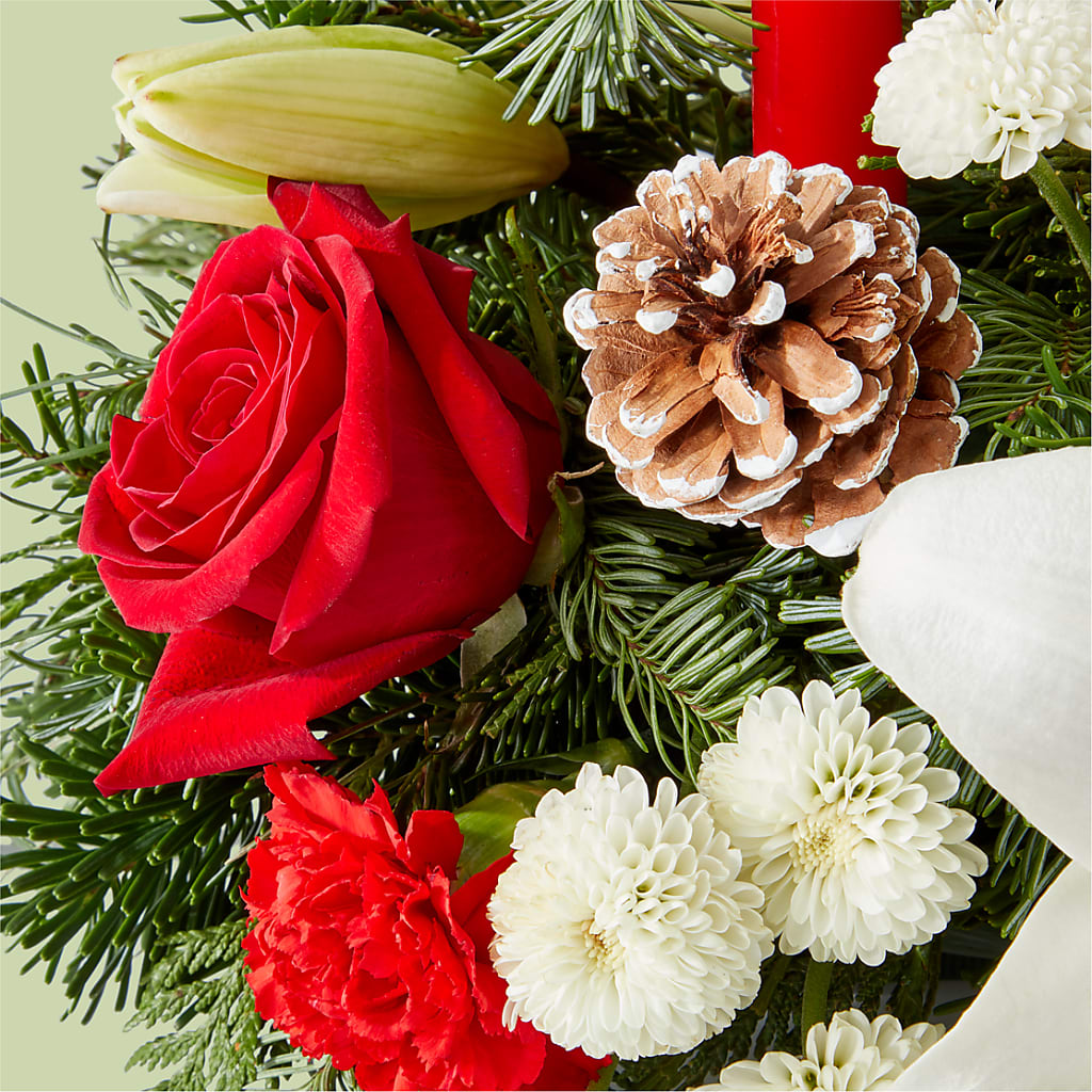 Seasonal Festivities Centerpiece –  Thompson Country Florist, Wintersville OH