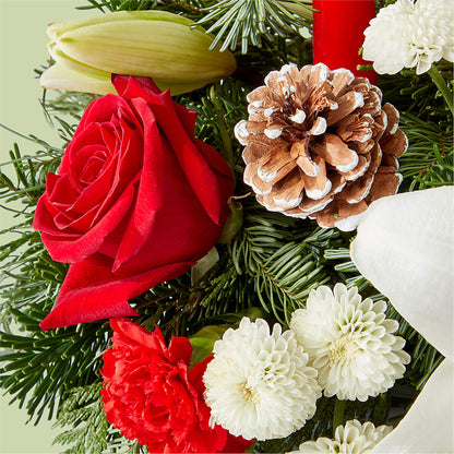 Seasonal Festivities Centerpiece –  Thompson Country Florist, Wintersville OH