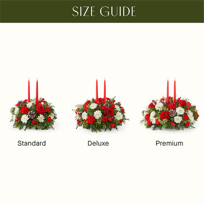 Holiday Soiree Centerpiece –  Thompson Country Florist, Wintersville OH