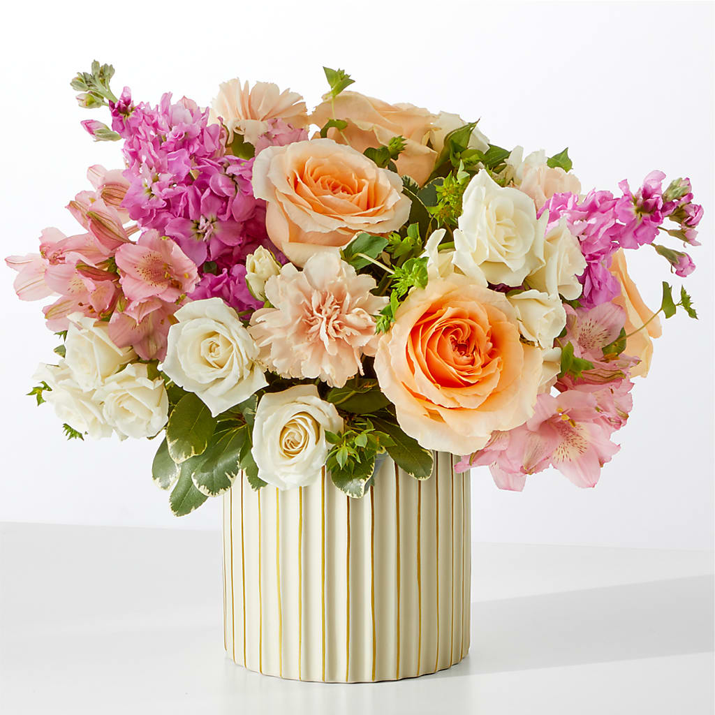 Paradise Bouquet with Ivory Vase –  Thompson Country Florist, Wintersville OH