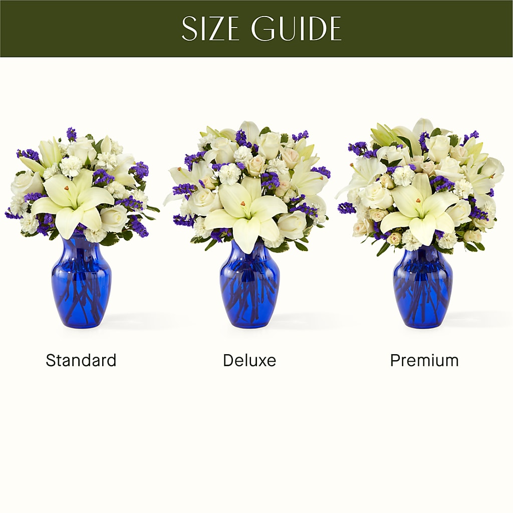 Sapphire Rush Bouquet –  Thompson Country Florist, Wintersville OH