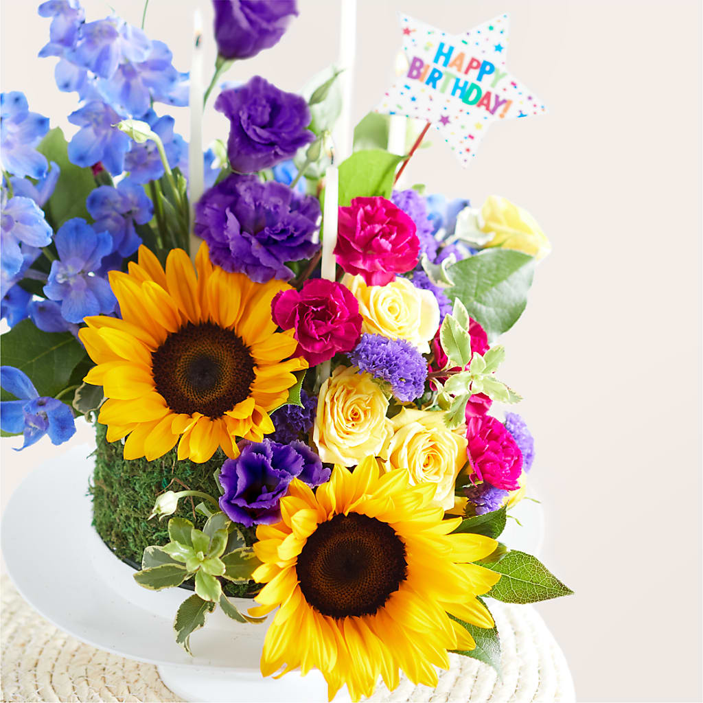 Star of the Day Floral Cake –  Thompson Country Florist, Wintersville OH