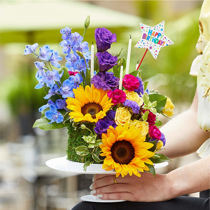 Star of the Day Floral Cake –  Thompson Country Florist, Wintersville OH