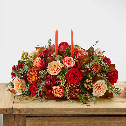 Gather Near Centerpiece –  Thompson Country Florist, Wintersville OH