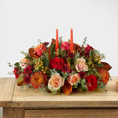 Gather Near Centerpiece –  Thompson Country Florist, Wintersville OH