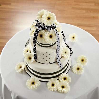 Simple Sophistication Cake Décor –  Thompson Country Florist, Wintersville OH