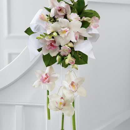 Perfect Entrance Pew Arrangement –  Thompson Country Florist, Wintersville OH