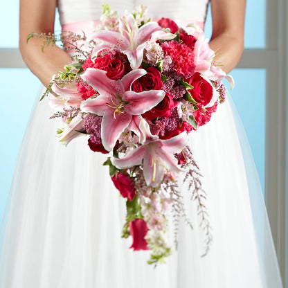 Lily & Rose Bouquet –  Thompson Country Florist, Wintersville OH