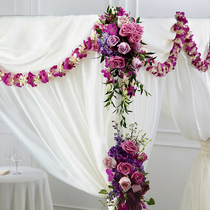 Color & Light Chuppah Decor –  Thompson Country Florist, Wintersville OH